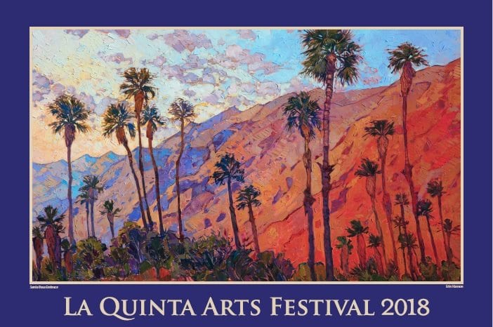 Erin Hanson 2018 La Quinta Arts Festival Poster Artist